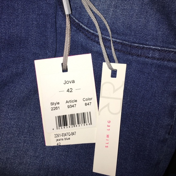 *RAFFAELLO ROSSI European Designer Blue Jean NWT - Picture 7 of 13